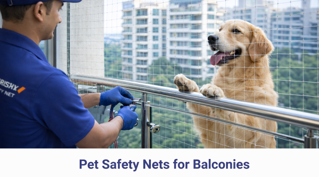 Pet Safety Nets for Balconies