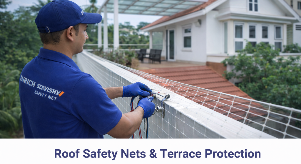 Roof Safety Nets & Terrace Protection